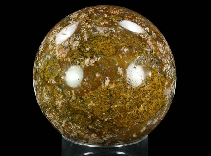 Polished Moss Agate Sphere - Madagascar #121977